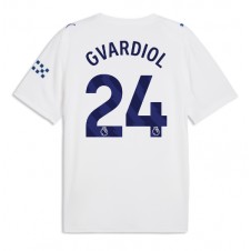 Manchester City Josko Gvardiol #24 Tredjedrakt 2026-27 Kortermet